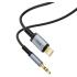 WIWU Wi-C048L Legend Audio Series Lightning to 3.5mm Aux 1.5M Cable - Black